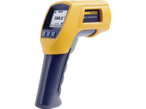 Fluke 568, F, °C, -40 - 800 °C, Sort, Gul, -40 - 1472 °F, 500 ms, 1,9 cm