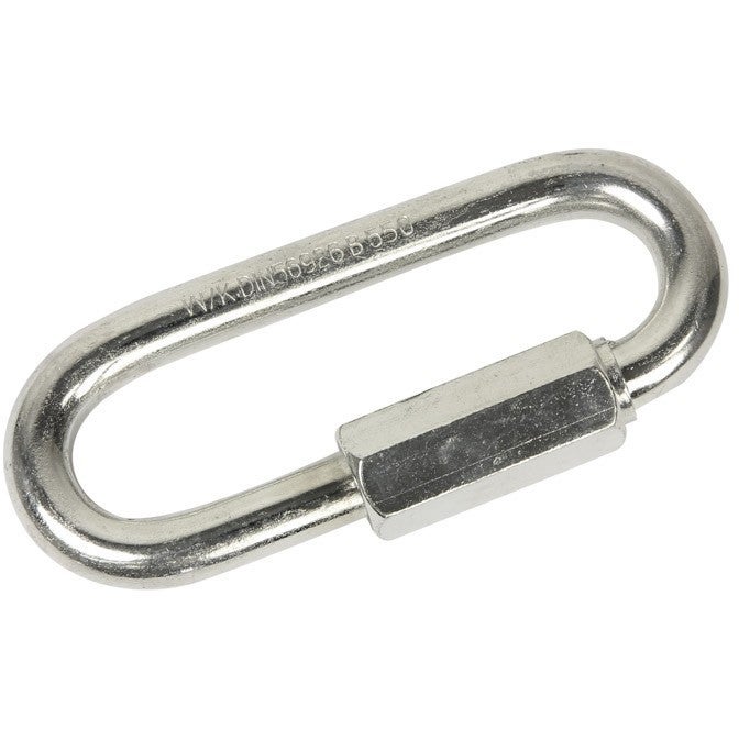 Adam Hall S93061 karabijnhaak met schroefsluiting 6 mm