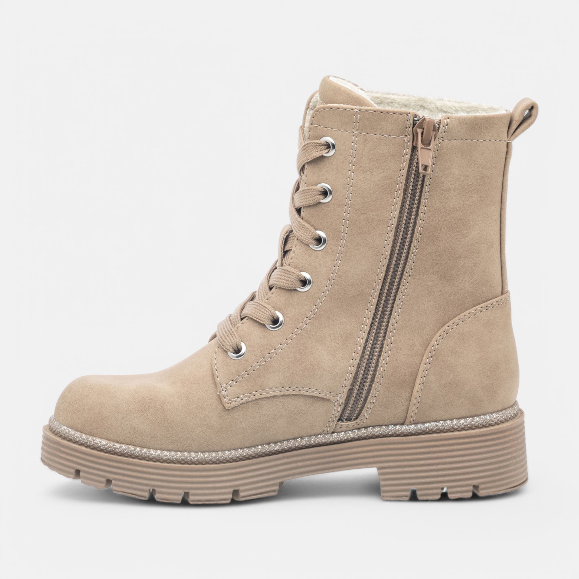Boots Fille beige