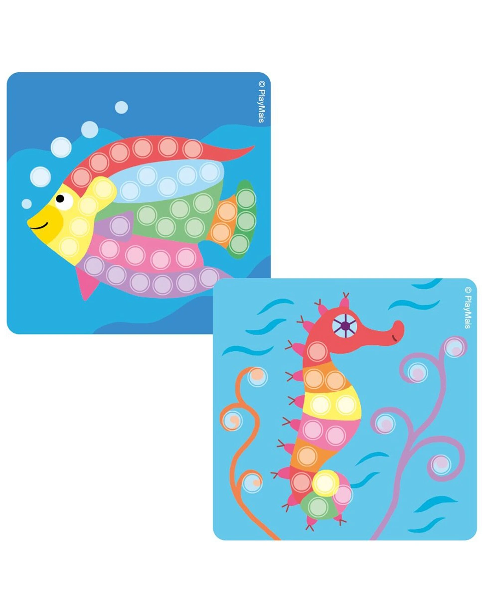 PlayMais-Set MINI MOSAIC - SEA, OWL, CAR 3-teilig