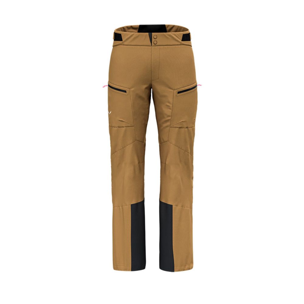 Salewa SELLA 3L POWERTEX - Pantalon ski Homme golden brown