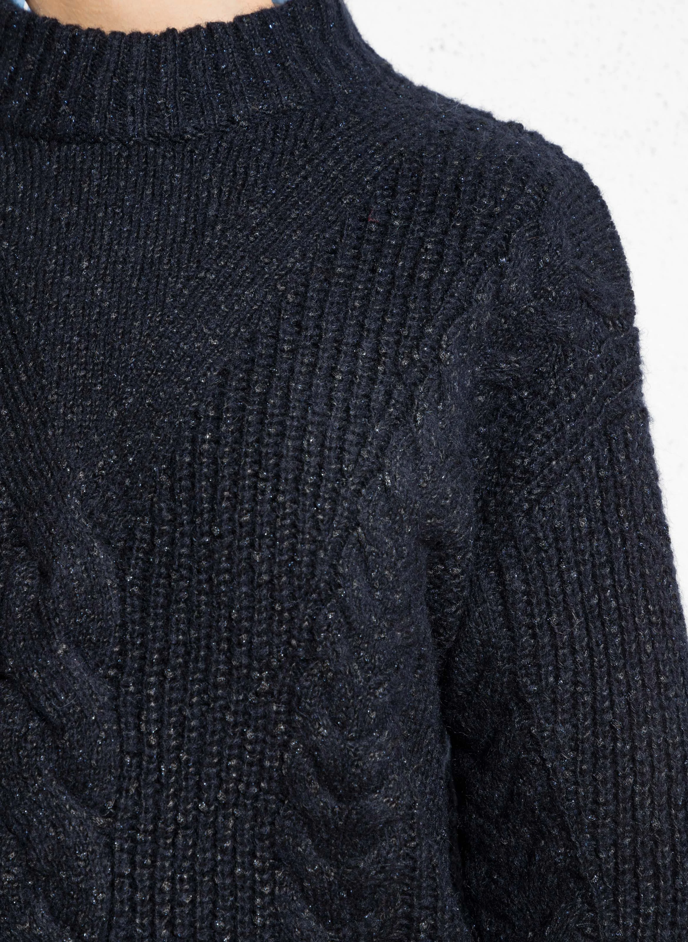CAJOU - Pull col rond | Bleu