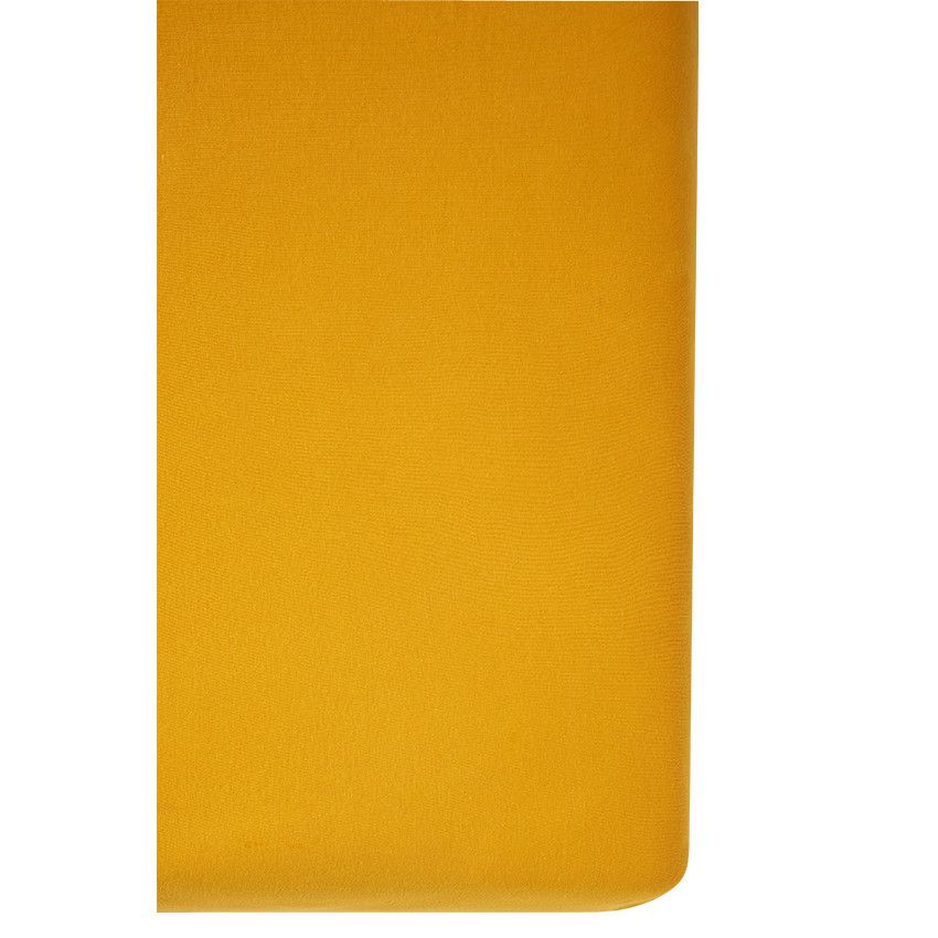 Drap housse en jersey 60 x 120 cm - Jaune