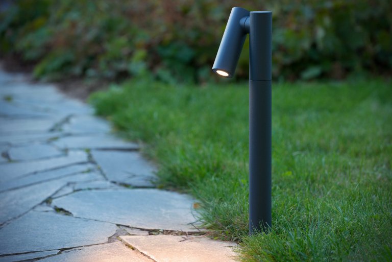 Lucide Tatum sokkellamp LED buiten IP65 zwart