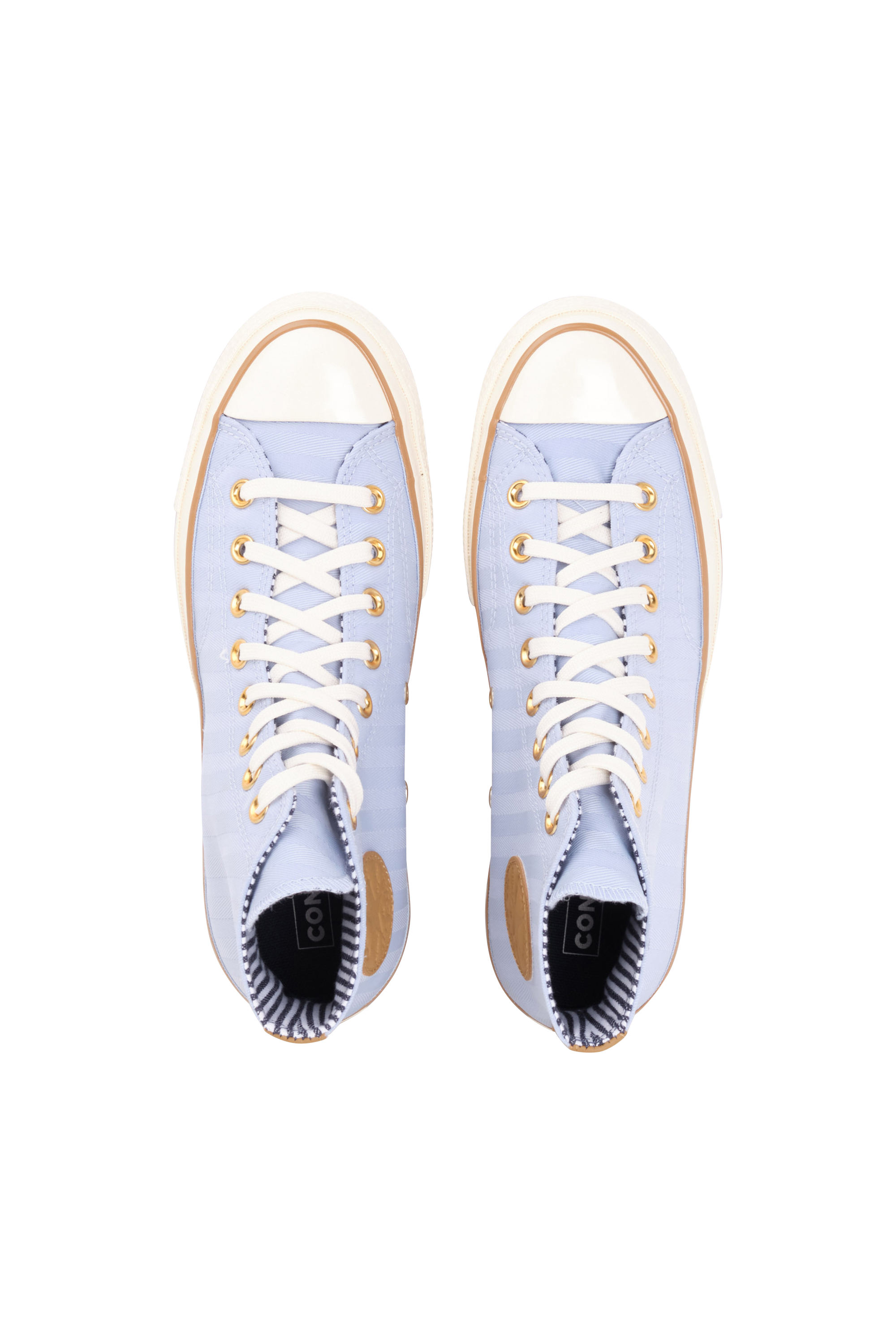 CONVERSE Baskets montantes CHUCK 70 HERRINGBONE STRIPE Bleu