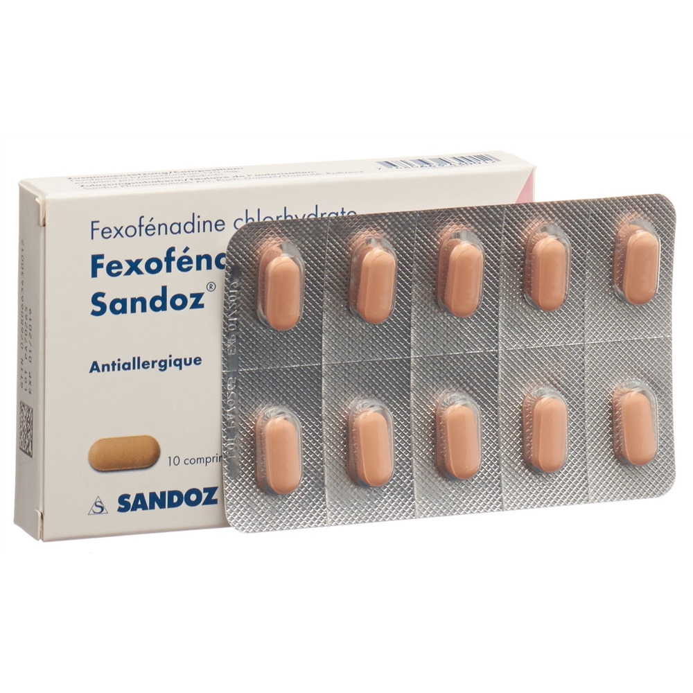 FEXOFENADINE Sandoz Filmtabl 120 mg Blist 10 Stk