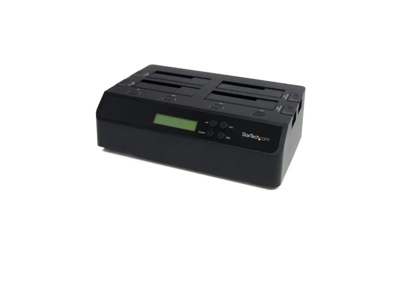 StarTech.com 4 Bay USB 3.0/ eSATA Hard Drive Duplicator Dockingstation til 2,5