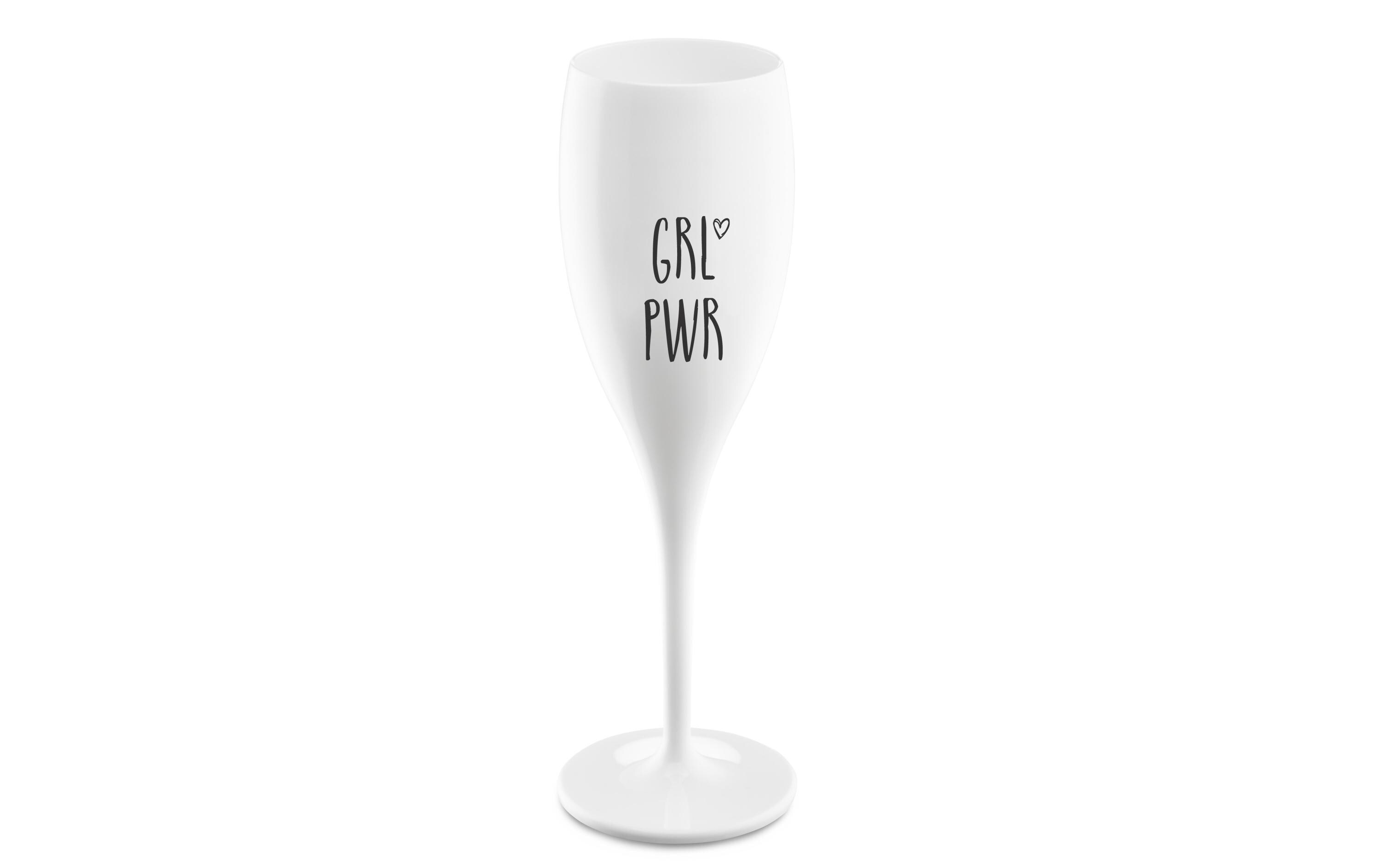 Sektglas Superglas GRL PWR 100 ml, 1 Stück, WeissGlas geeignet für Champagner oder Schaumweine