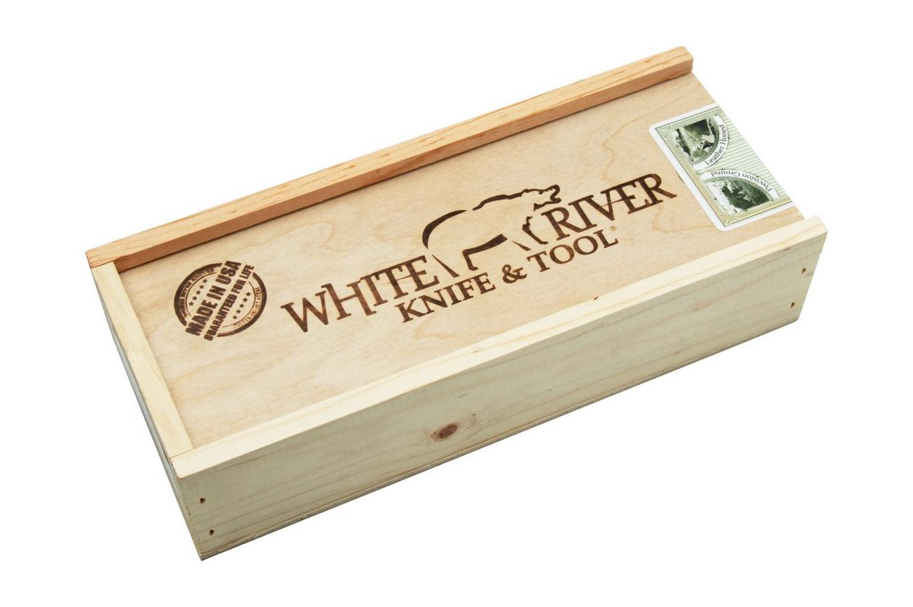 White River M1 Backpacker Pro WRM1-TGO Green/Orange G10, Kydex schede, nekmes