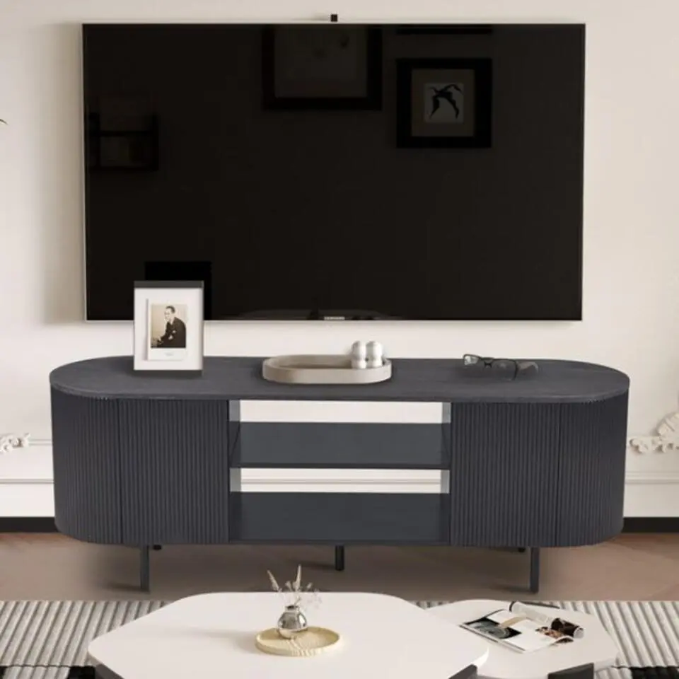 Rousseau tv-meubel Lagos - 160 x 45 x 58 cm - Donkerbruin