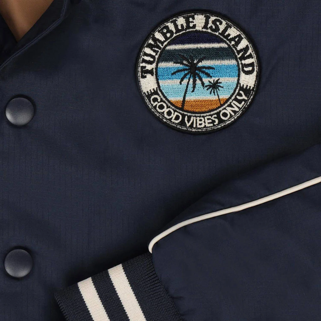 Tumble 'n Dry bomberjack zomer Sevan navy blauw