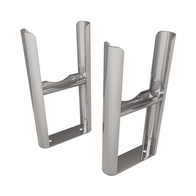 Eastbrook Rivassa voetsteuntjes voor 3 koloms radiator chroom