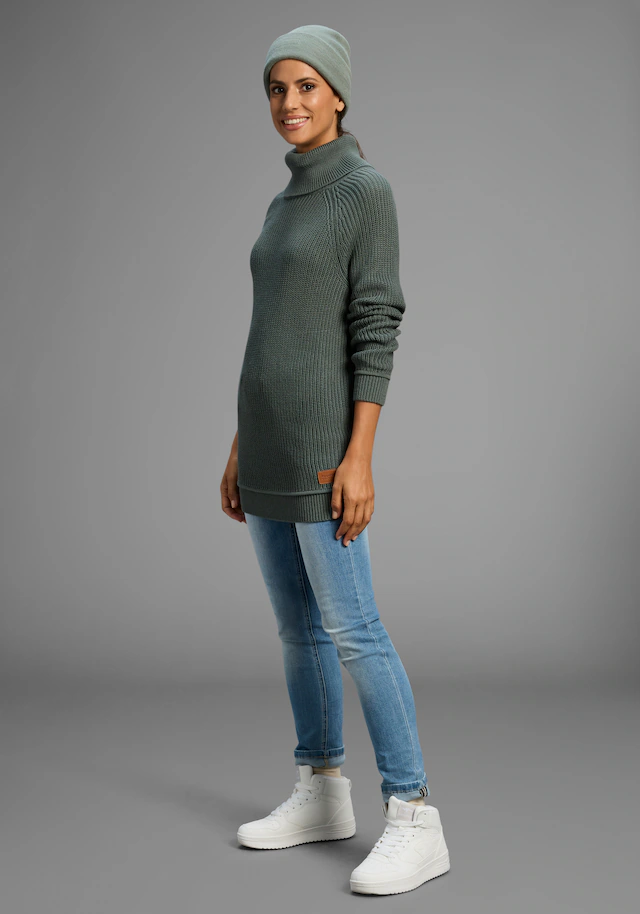 KangaROOS Longpullover , mit Schlitzen am Saum