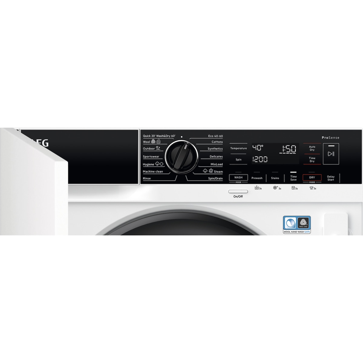 AEG Vask/tørk L7WBI864T4 (Hvit)