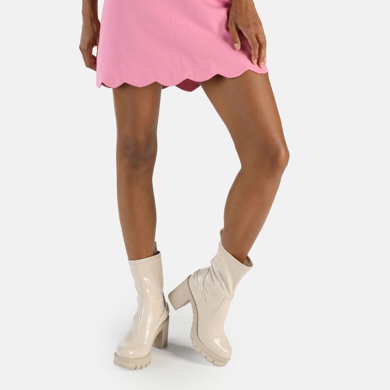 Oslo Sockboot Bottines vegan, crème