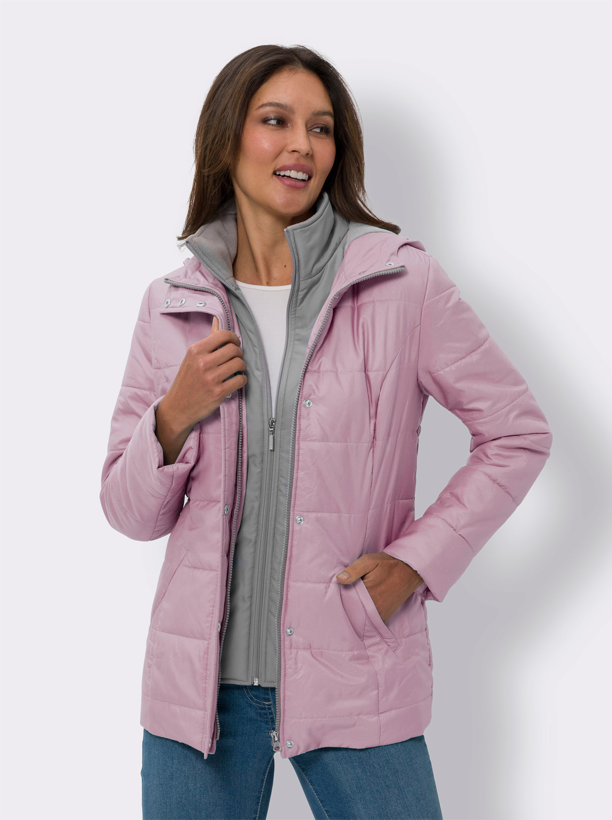 2-in-1-Jacke in stark wärmender Ausführung