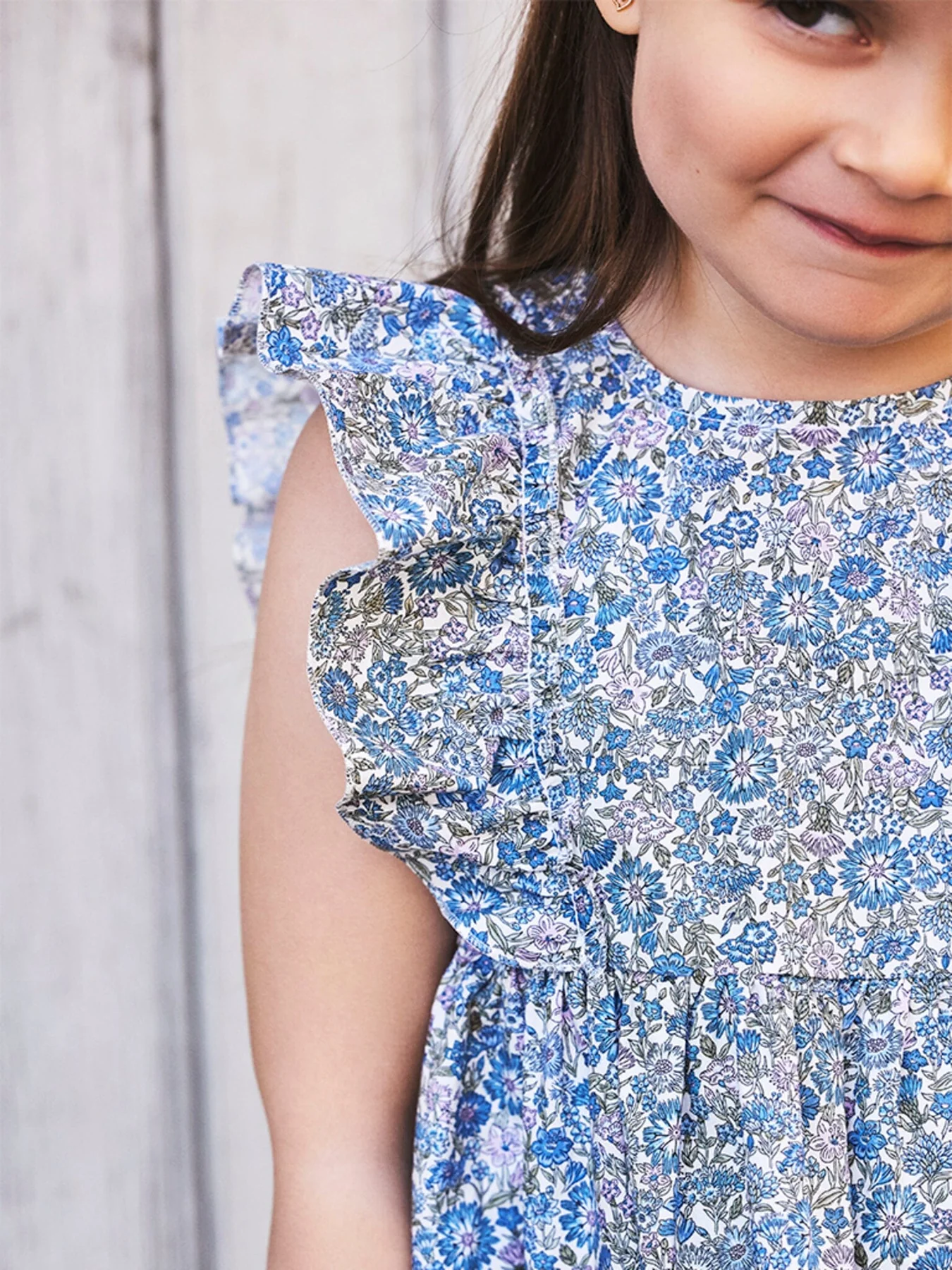 Huttelihut Dress In Liberty Fabric may field