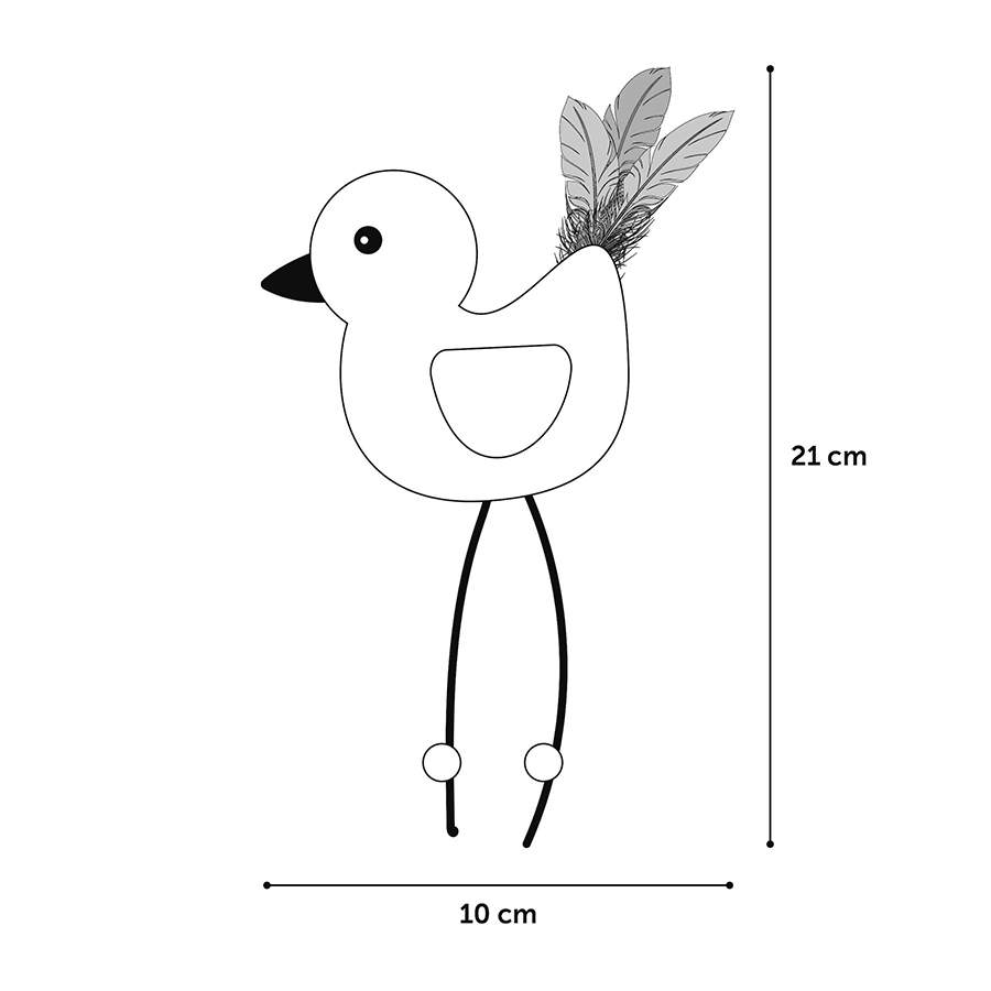 Flamingo JG, pássaros de pelúcia sortidos para gatos.