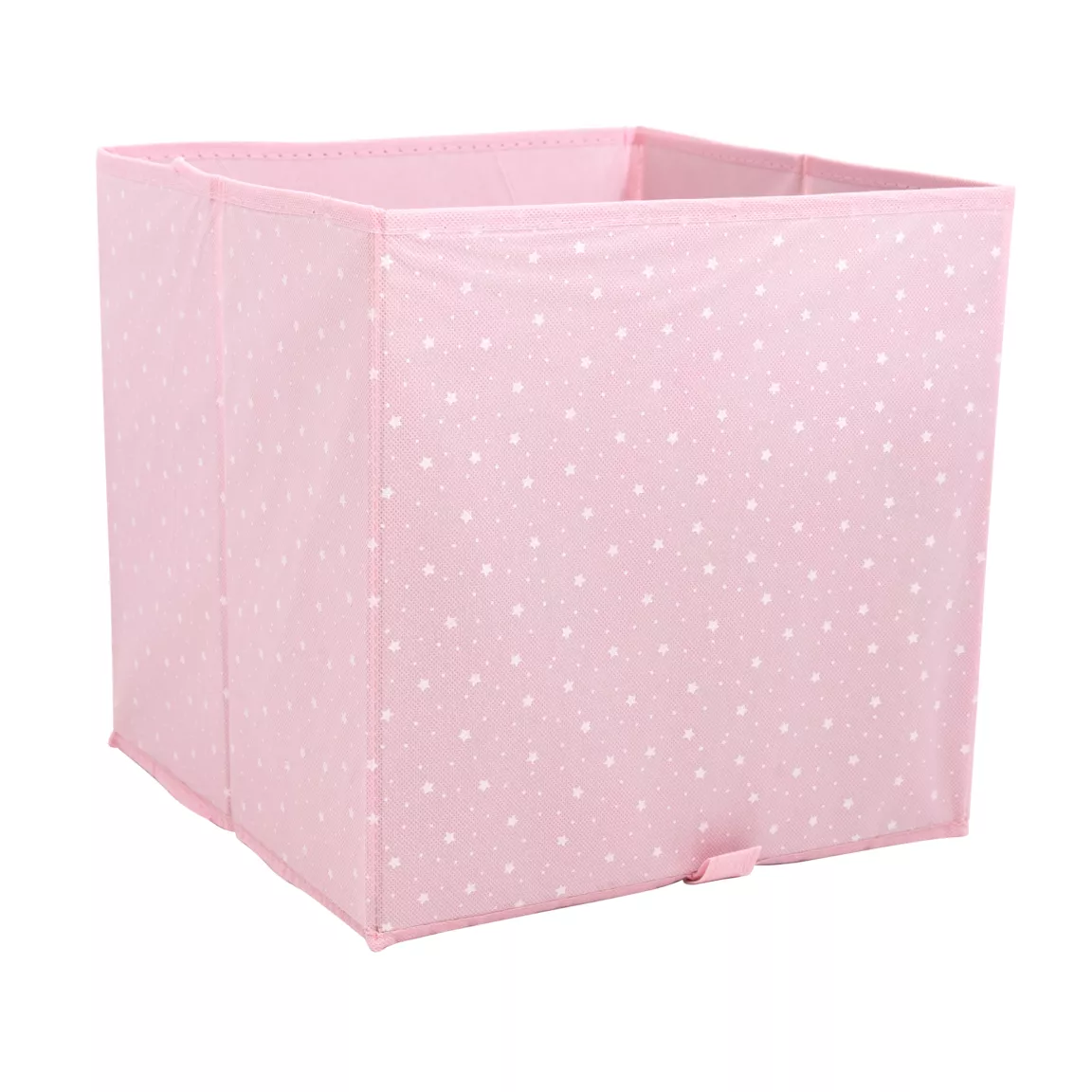 Panier de rangement enfant (29 x 29 cm) Etoiles Rose