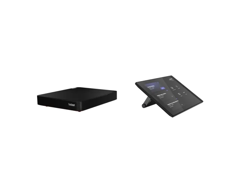 Lenovo ThinkSmart Core - Controller Kit - videokonferencepakke (berøringsskærmkonsol, beregningssystem) - med 3 års Lenovo Premier Support   First Year Maintenance - Certified for Microsoft Teams Rooms - sort