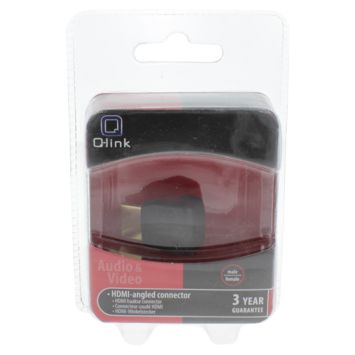 Q-Link HDMI adapter gold plated haaks man/female