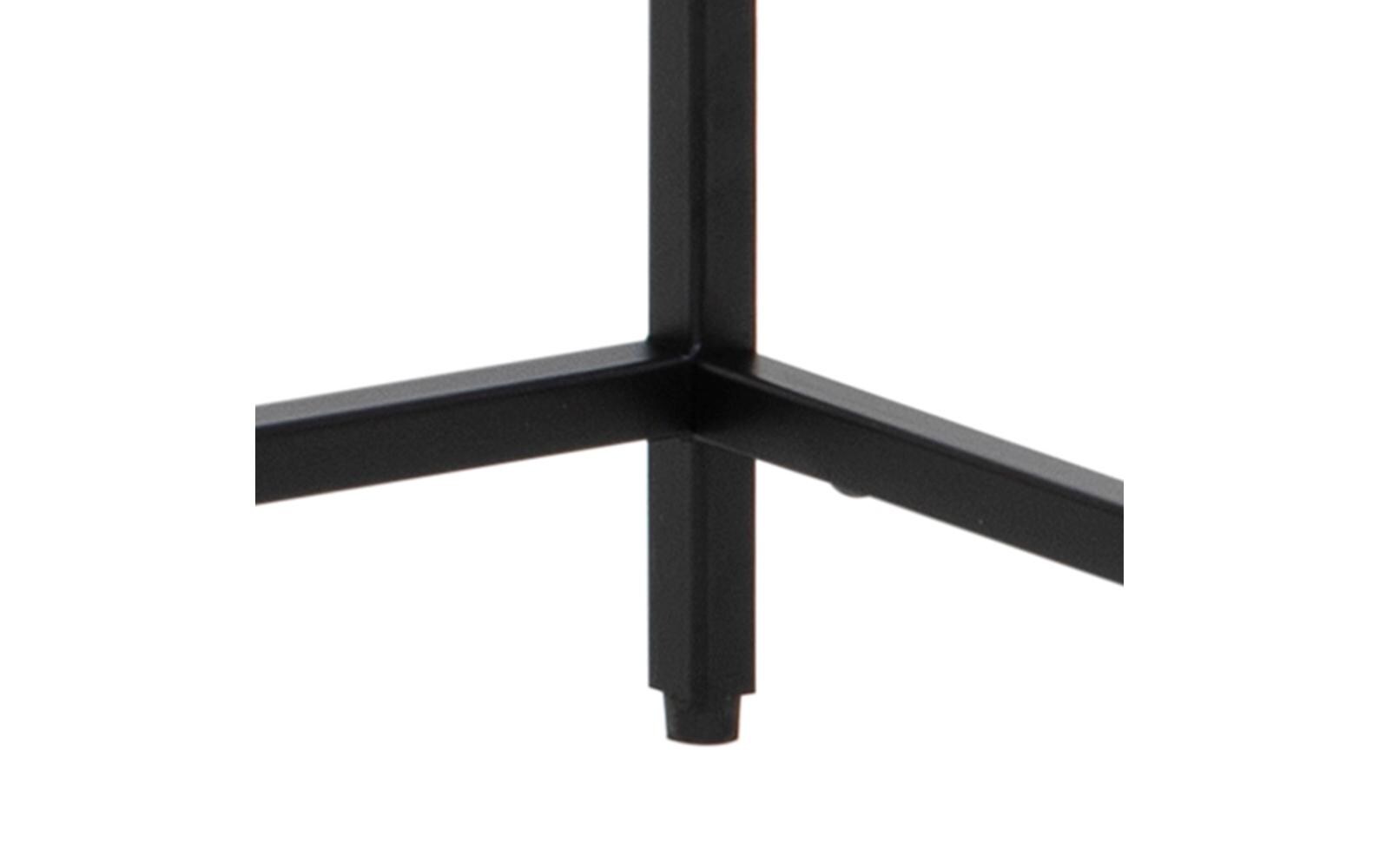 Konsolentisch Newcastle 100 x 35 x 79 cm, Schwarz<br>TV-Tisch