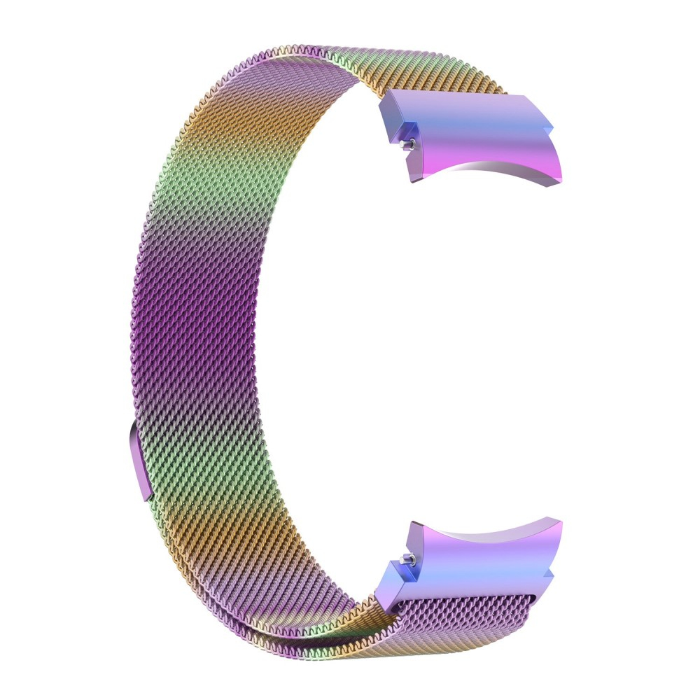 Galaxy Watch 4 (44/40mm) / Watch 4 Classic (46/42mm) Edelstahl Magnet Armband Milanaise (Gelenkumfang: 170-260mm) - Rainbow