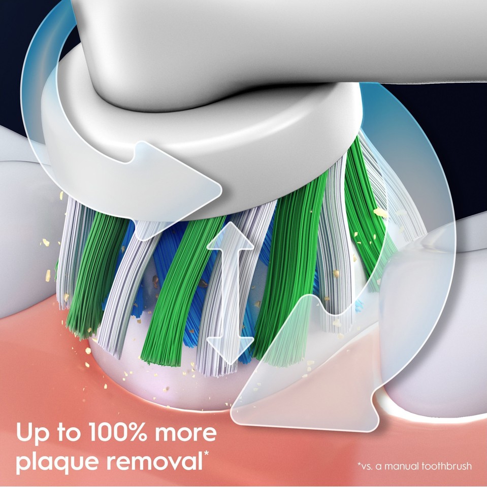 Oral-B - Dobbeltpakke Pro3 3900N Sort & Pink Elektrisk Tandbørste