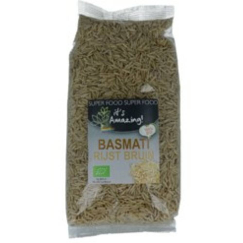 3x It's Amazing Basmati Rijst Bruin500 gr