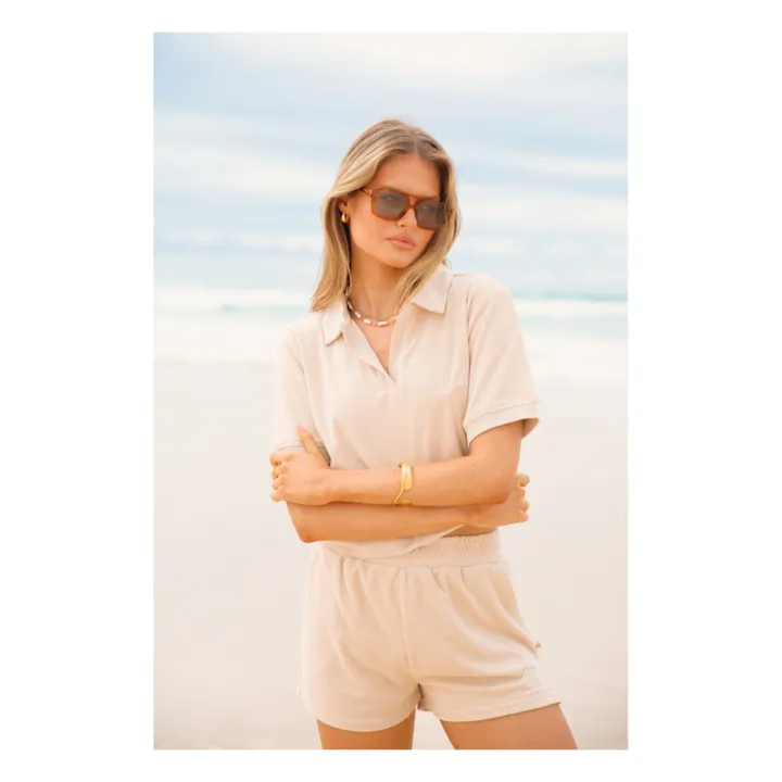 Araminta James Ensemble Polo Terry | Beige