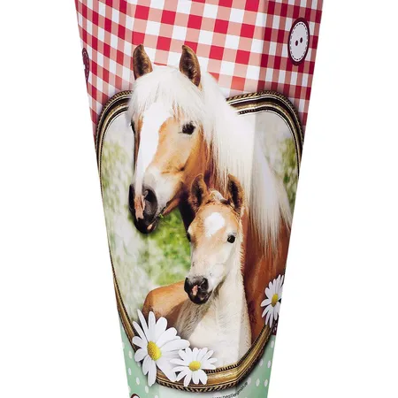 Nestler Schultüte Modern Horse 6-eckig, 85cm