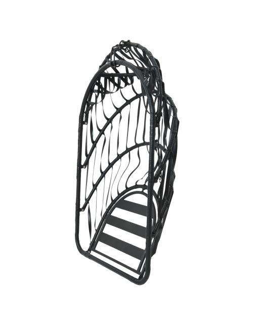 Decoris Hangstoel Nida Inklapbaar - Tuinmeubelen - ø95x198 cm Grijs