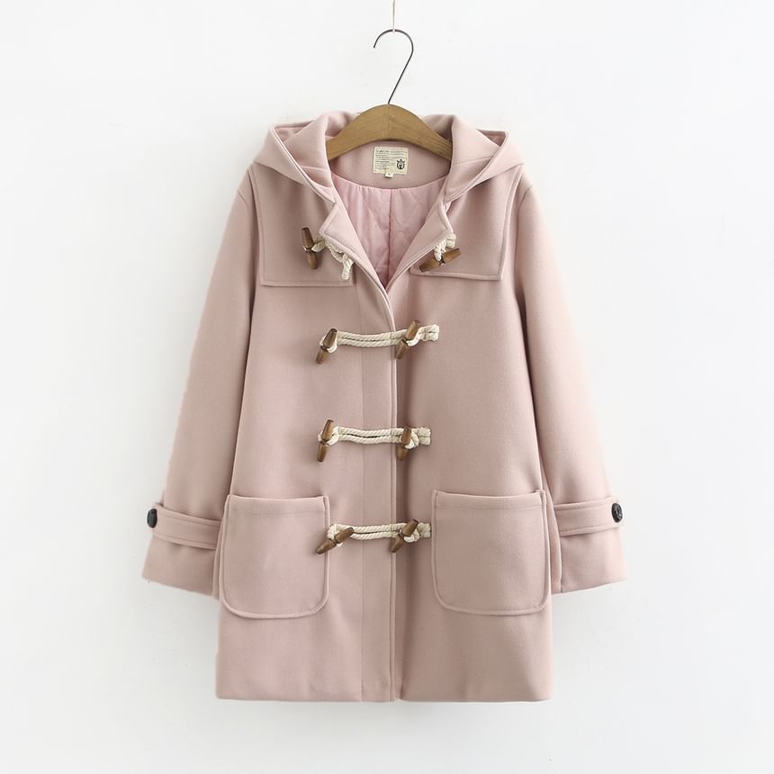 Suzette - Duffelcoat met capuchon en knopen
