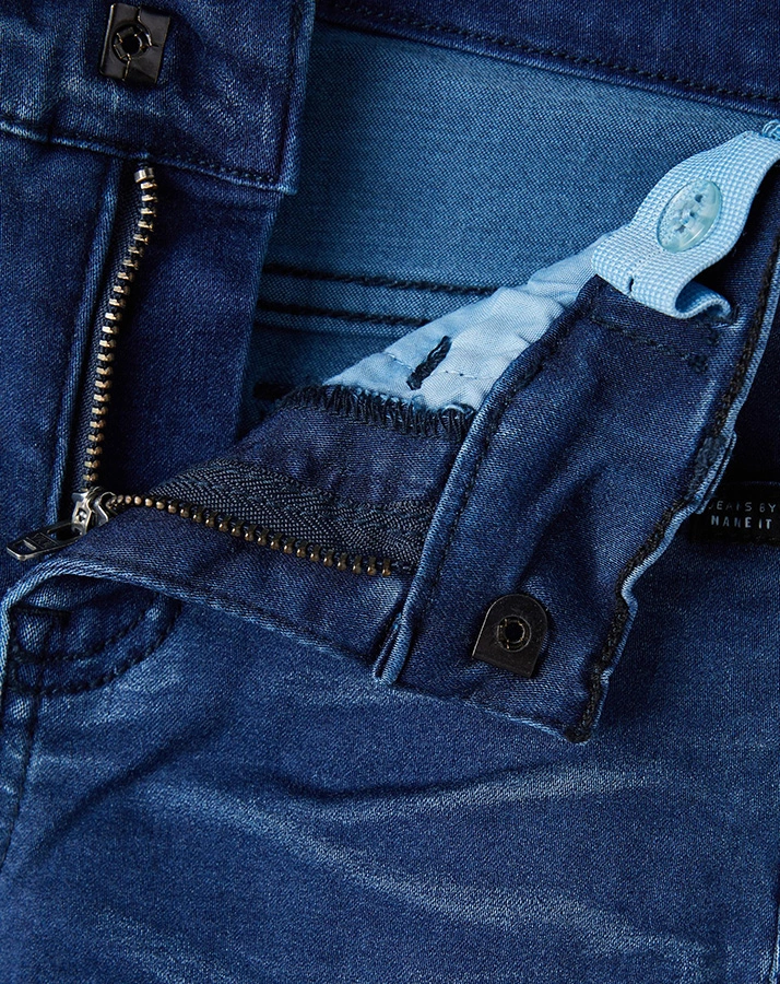 Jeanshose NKMTHEO XSLIM in dark blue denim