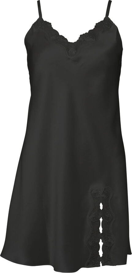 Lady Avenue Underkjole med blonde Sort