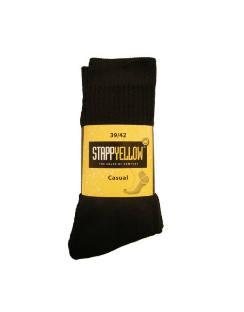 Stapp Yellow Herensok Casual Zwart - Sokken