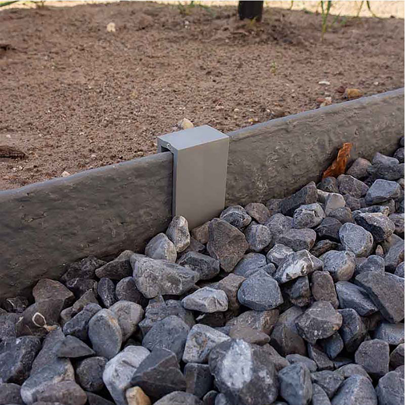 Multi-edge ECO kantopsluiting grijs Grondpennen 38cm