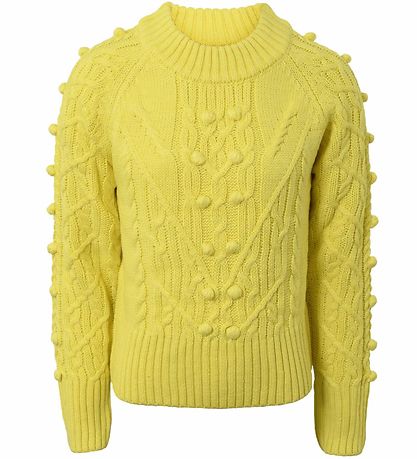 Hound Bluse - Strik - Lime m. M?nster