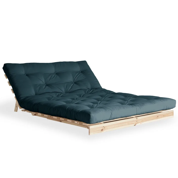 Karup Design - Roots Schlafsofa, 160 x 200 cm, Kiefer natur / grau (746)