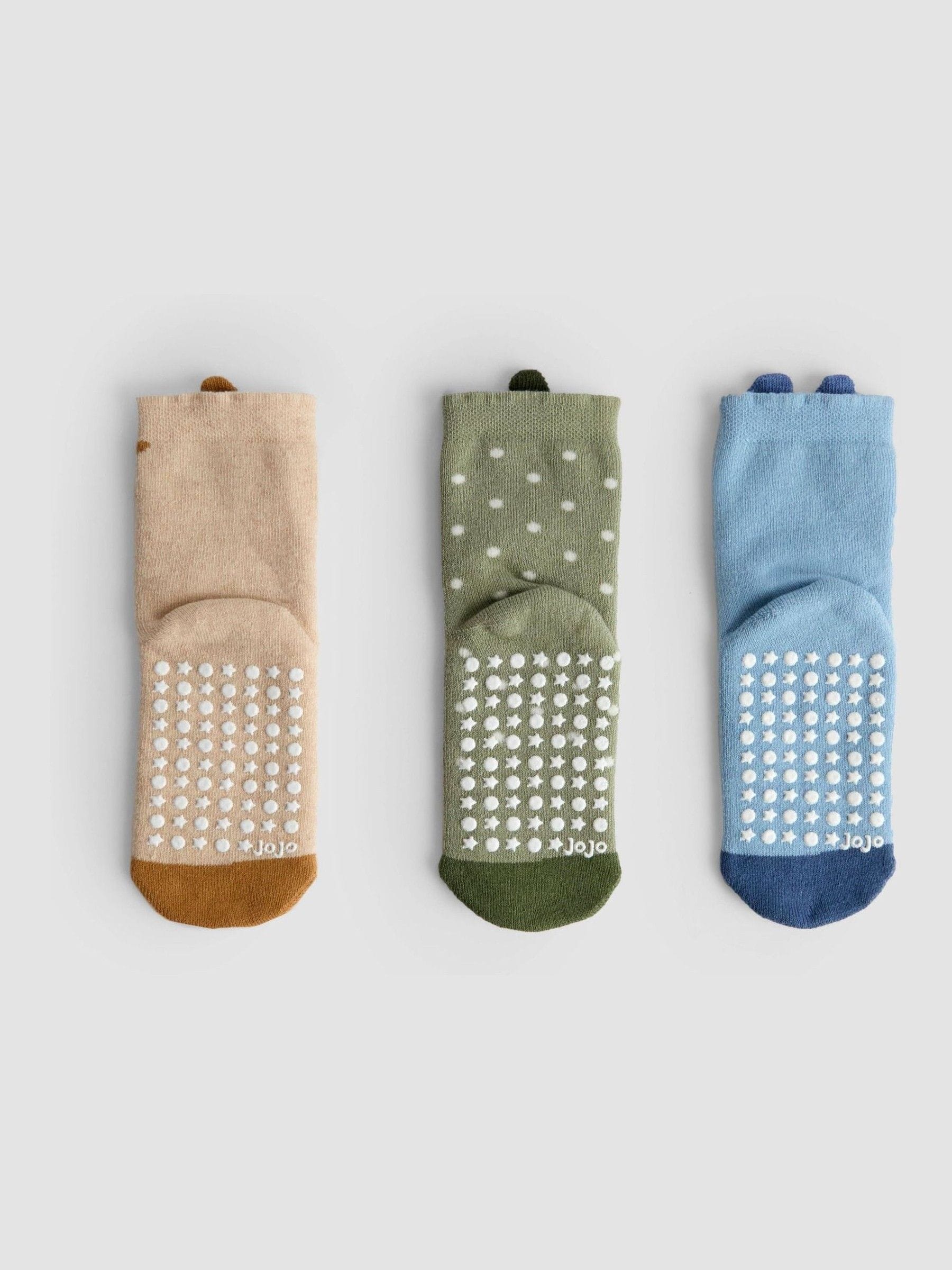 Jojo Maman Bébé - Set van 3 paar extra dikke sokken