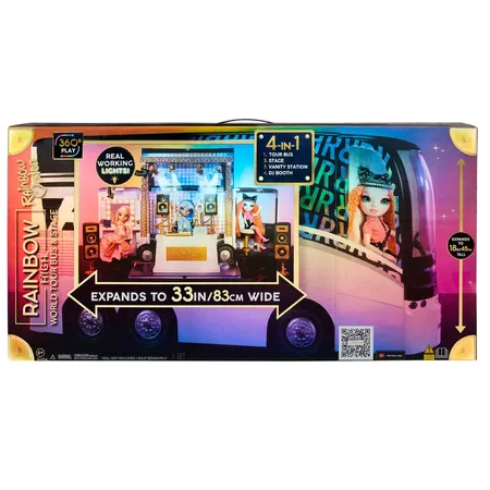 MGA Entertainment Rainbow Vision World Tour Bus & Stage