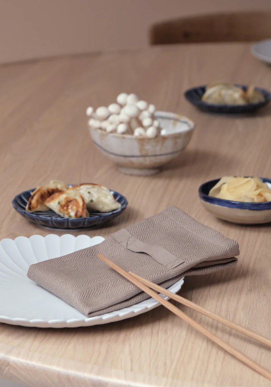 The Organic Company Stoffservietten 4er-Pack Dinner Napkin Clay