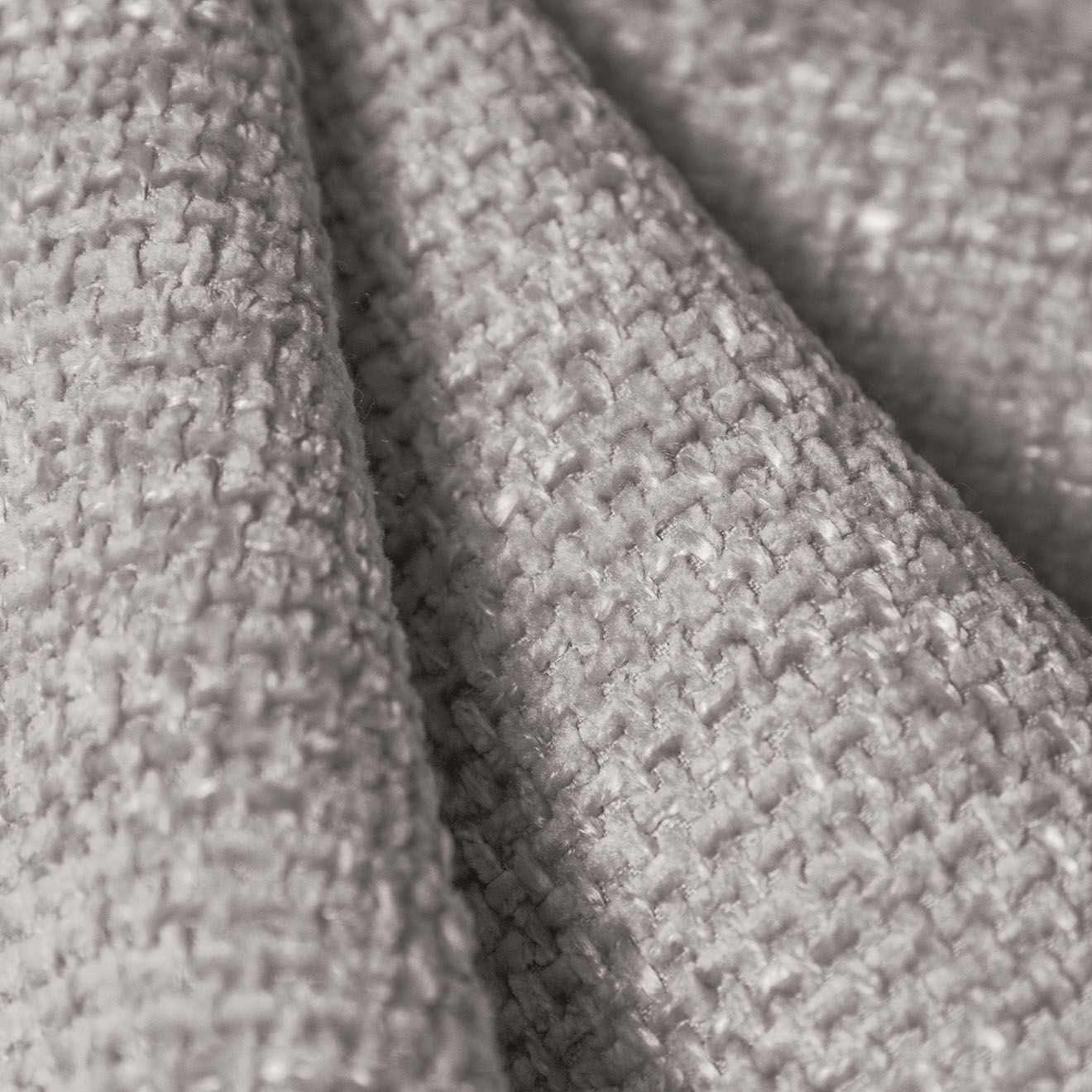 Micadoni Lit Coffre Chenille avec Tête de Lit Miley gris clair - 230x247x100 cm