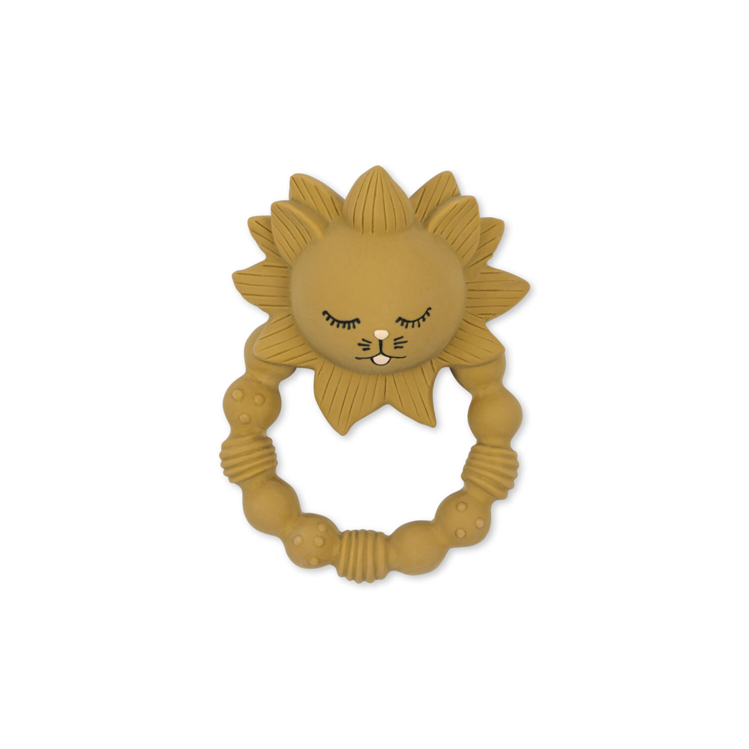 Konges Sløjd | Teether Ring Lion | Mustard