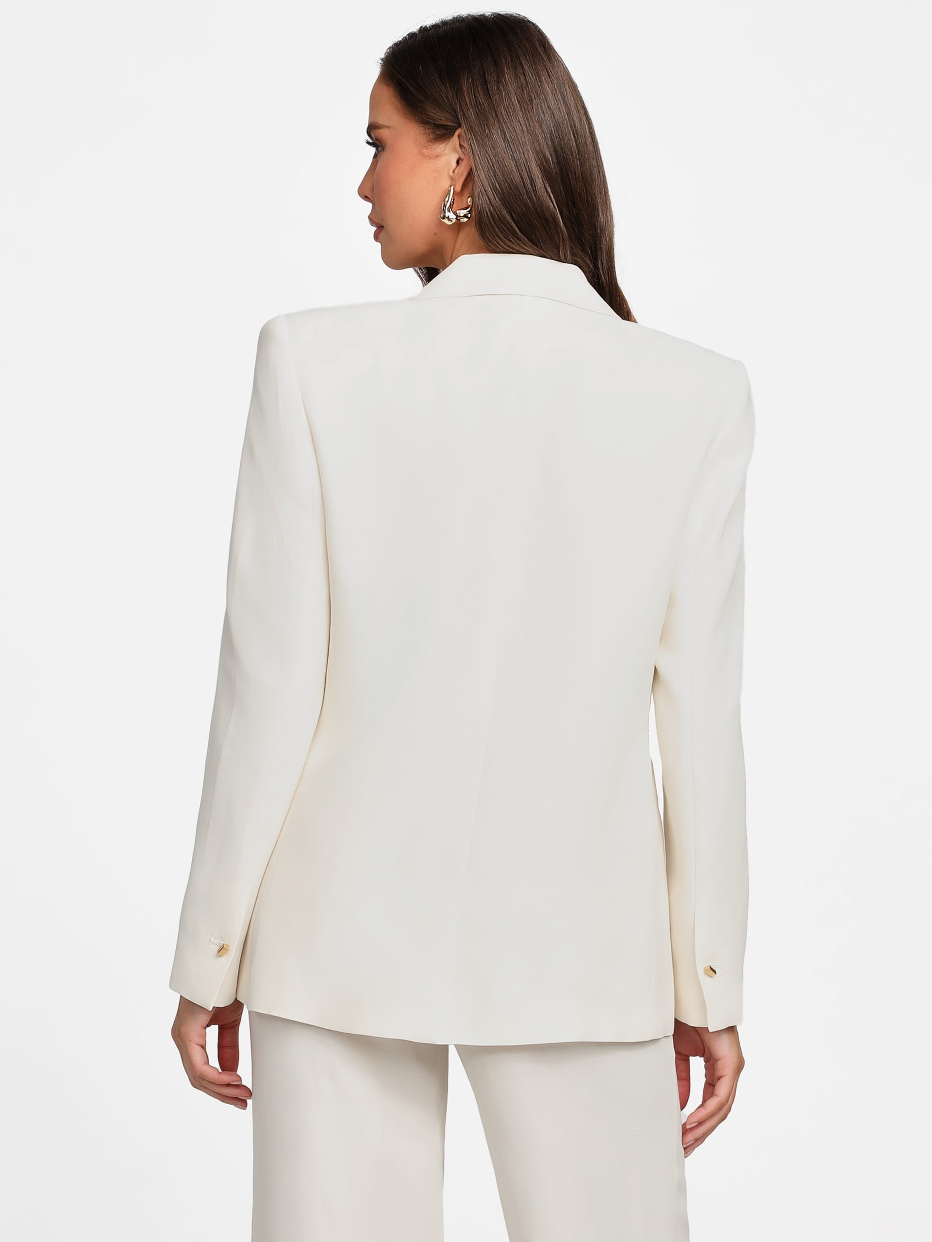 Blazer Eco Greta em mistura de linho