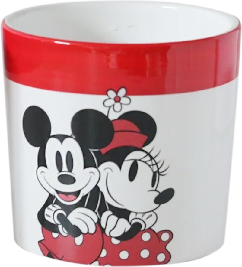 Disney bloempot Mickey en vrienden wit D 10,5 H 11 cm