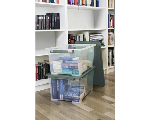 Rotho Box met deksel Evo Safe 44 l transparant 59x28x39,5 cm