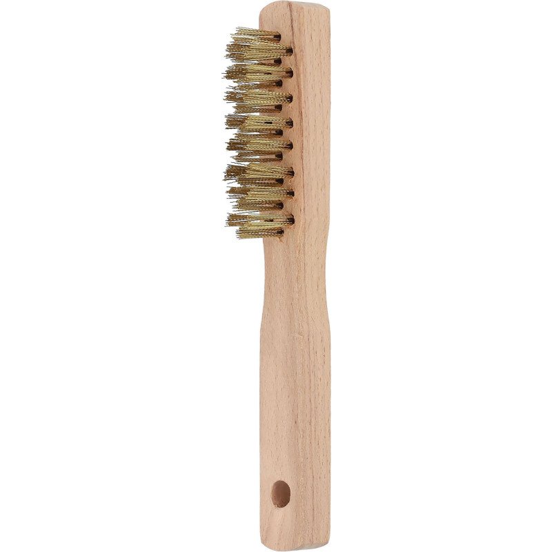 Brosse à main Norton bois/laiton 180 x 40 mm