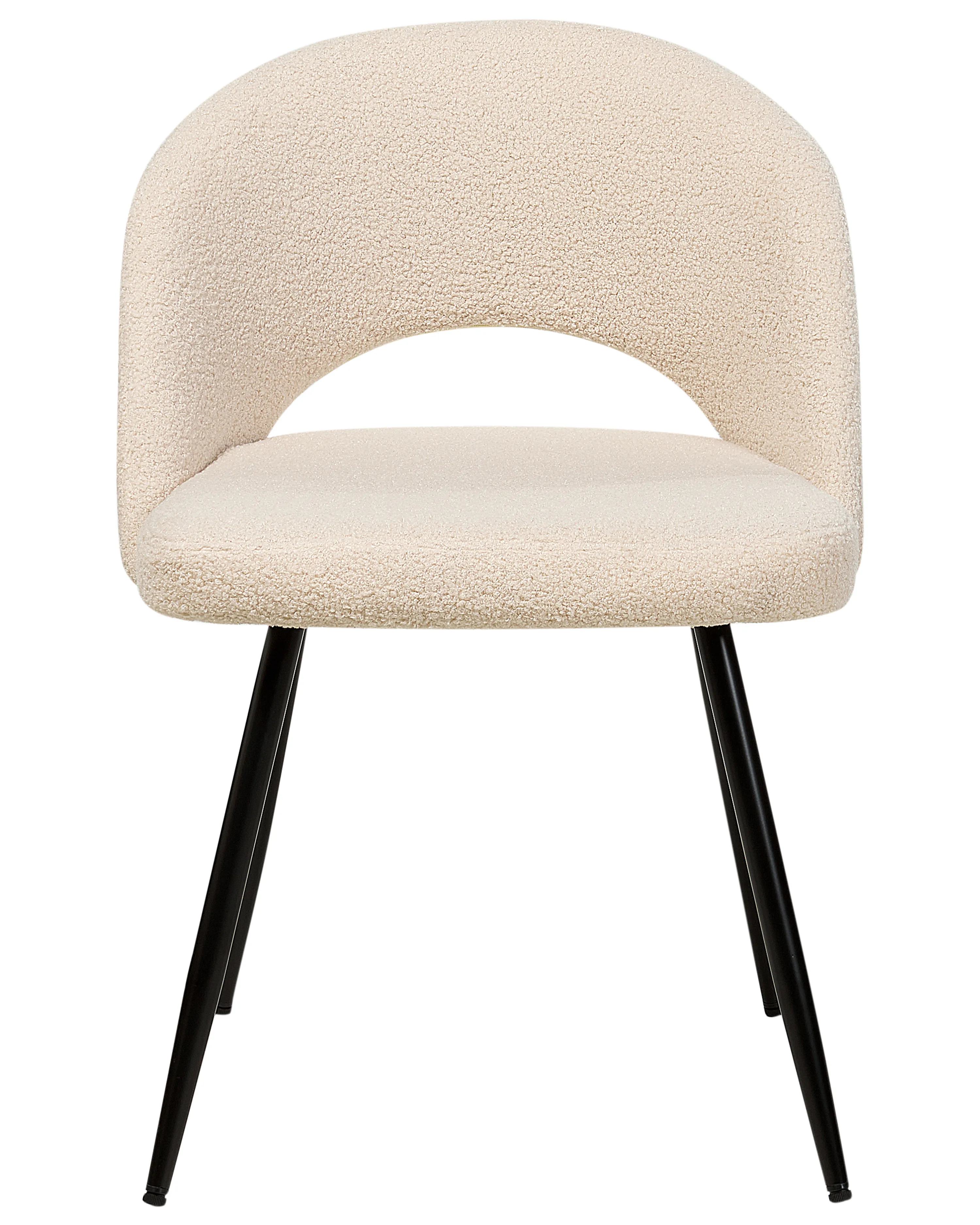 Set van 2 eetkamerstoelen ONAGA Bouclé Beige