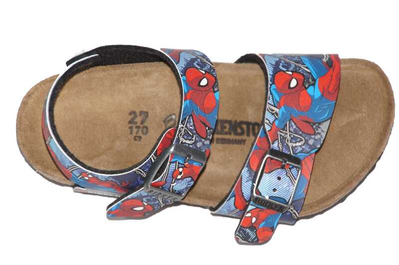 Birkenstock New York Kids BS Smal Spiderman Action Blue